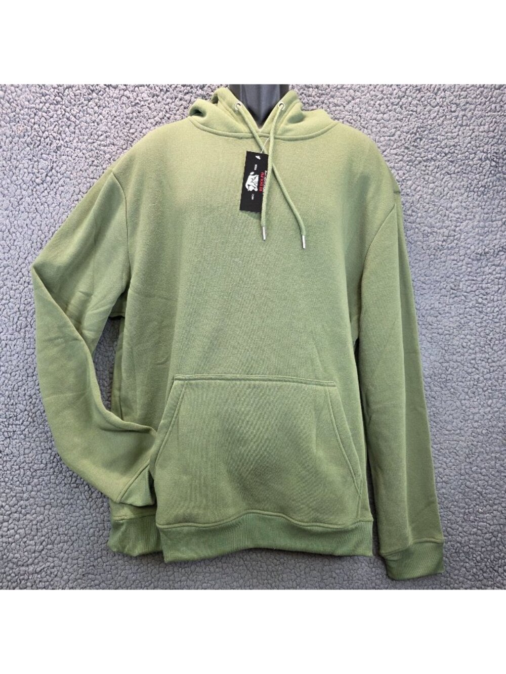 Rudolph Pullover Hooded Sweatshirt 3XL Olive Casual Streetwear Normcore Outdoor
